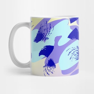 Splash Blue patter Mug